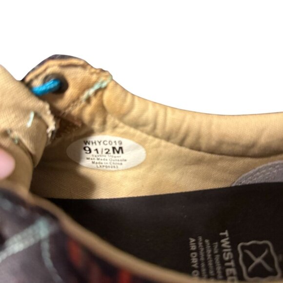 Twisted X Hooey womesn Aztec Print Casual Shoes Size 9.5  Multicolor Southwesten - Picture 7 of 7
